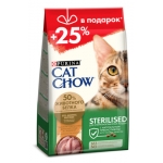 Сухой корм Cat Chow® для стерилизованных кошек и кастрированных котов, с высоким содержанием домашней птицы 1.5 кг + 500 г в подарок