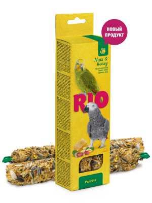 RIO Палочки для попугаев с орехами и медом