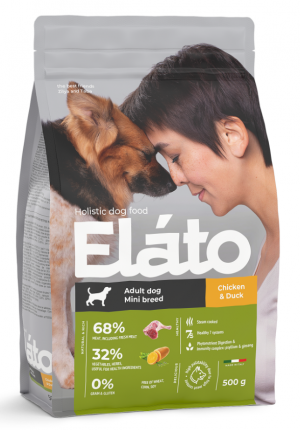 Elato Holistic ( Элато Холистик) с курицей и уткой для взрослых собак мелких пород