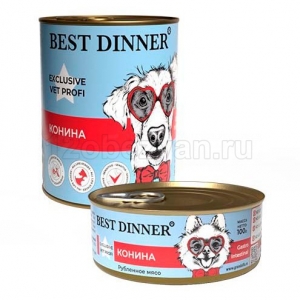 Консервы Best Dinner Vet Profi Exclusive Gastro Intestinal для собак с чувствительным пищеварением из конины