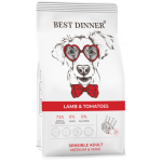 Корм Best Dinner Adult Sensible Medium & Maxi Lamb & Tomatoes ягненок с томатами для собак средних и крупных пород.